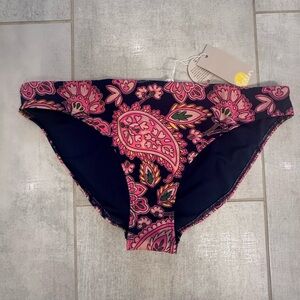 NWT Boden pink paisley bikini bottom
